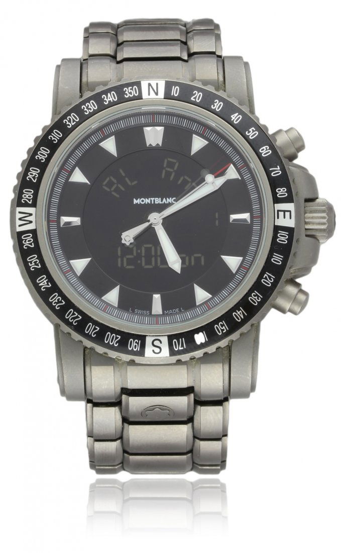 montblanc titanium watch