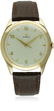 A GENTLEMAN'S LARGE SIZE 14K SOLID GOLD OMEGA WRIST