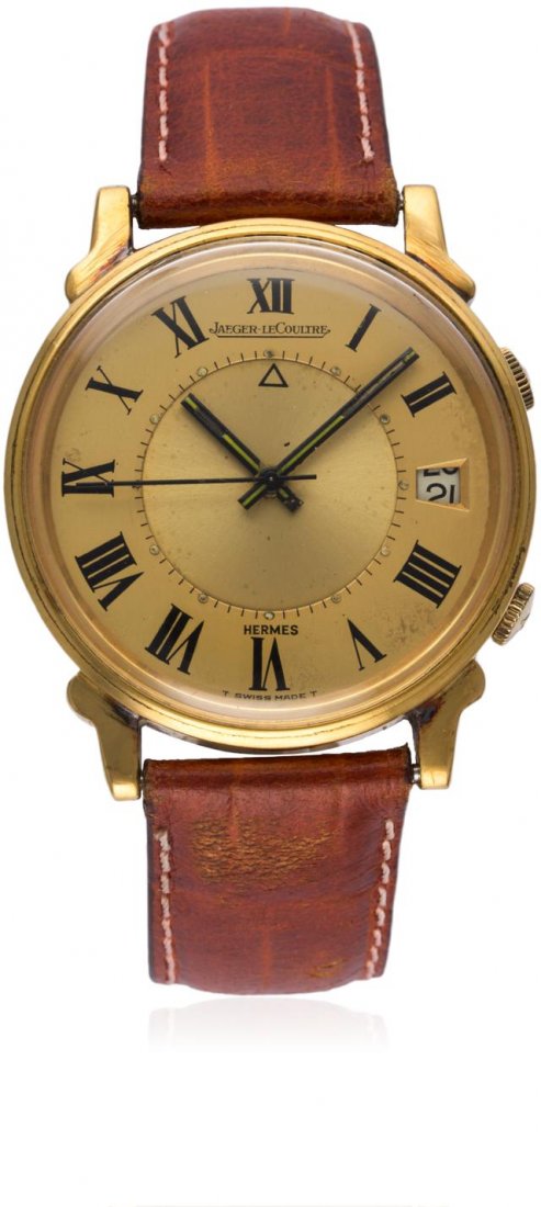 A RARE GENTLEMAN'S GOLD FILLED JAEGER LECOULTRE MEMOVOX (1 of 1)
