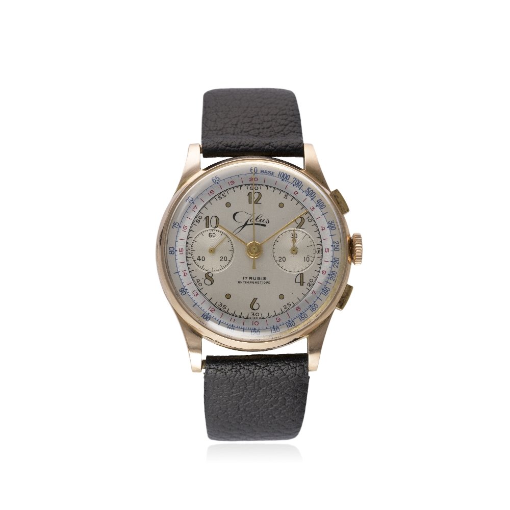 A GENTLEMANS LARGE SIZE 18K SOLID ROSE GOLD JOLUS