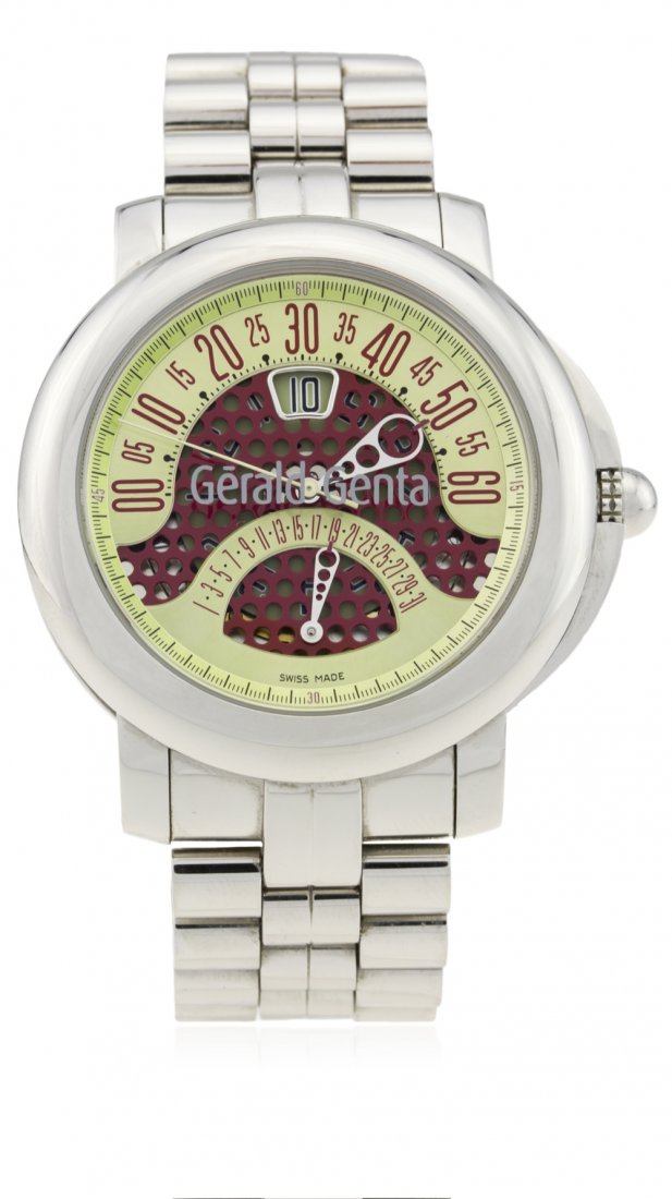 A GENTLEMAN'S STAINLESS STEEL GERALD GENTA ARENA (1 of 1)