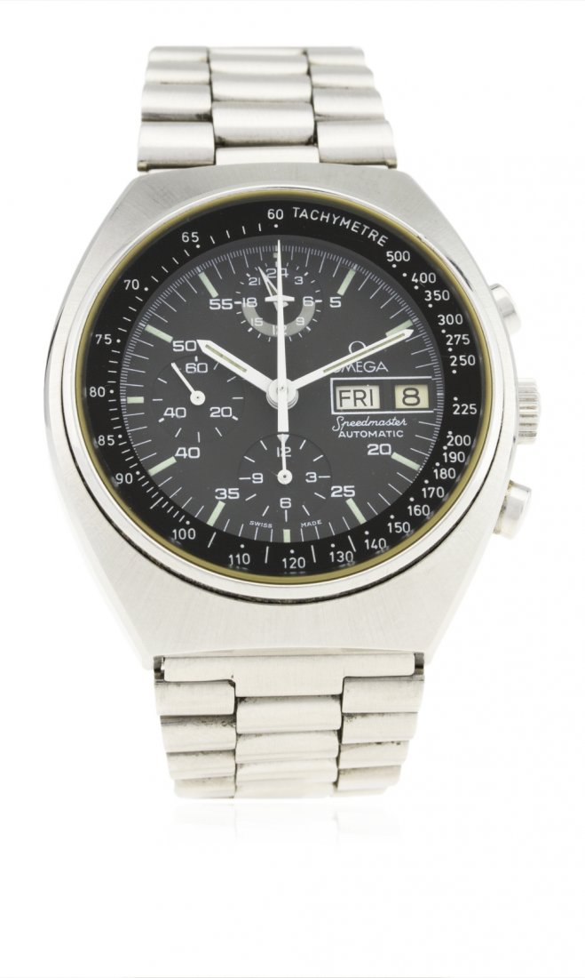 A GENTLEMAN'S STAINLESS STEEL OMEGA SPEEDMASTER MARK (1 of 1)
