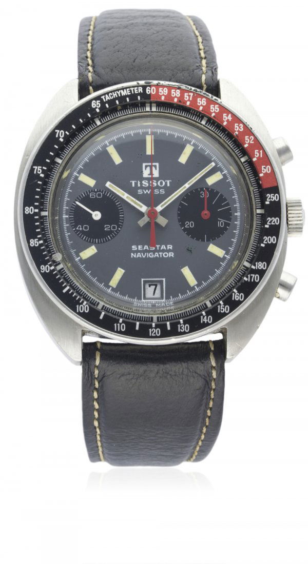 A GENTLEMAN'S STAINLESS STEEL TISSOT SEASTAR NAVIGATOR (1 of 1)