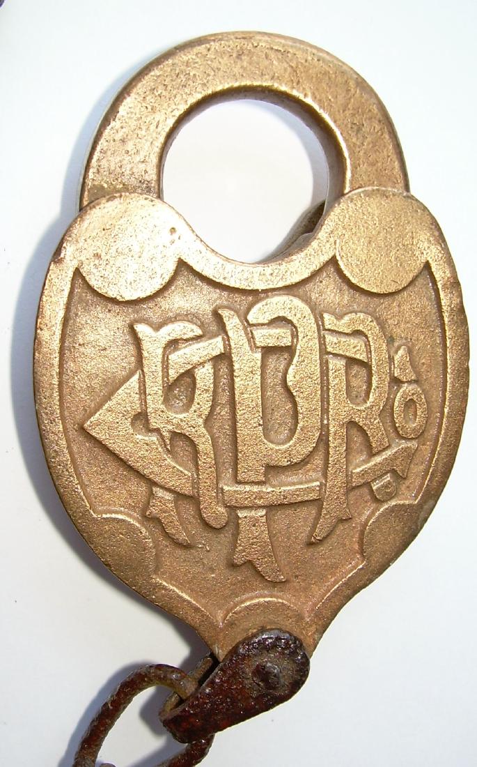 Pennsylvania Railroad Cast Back Lock by Fraim (1 of 3)