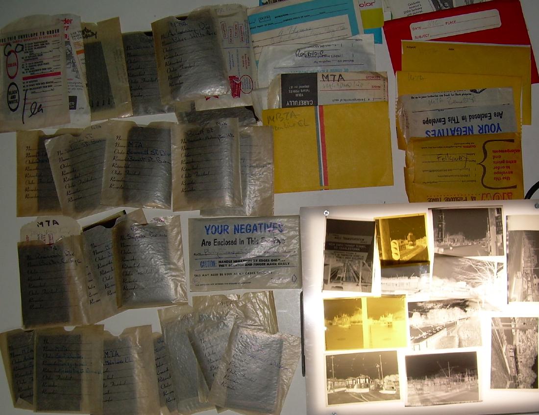 Boston area Transit Photo Negatives (1 of 4)