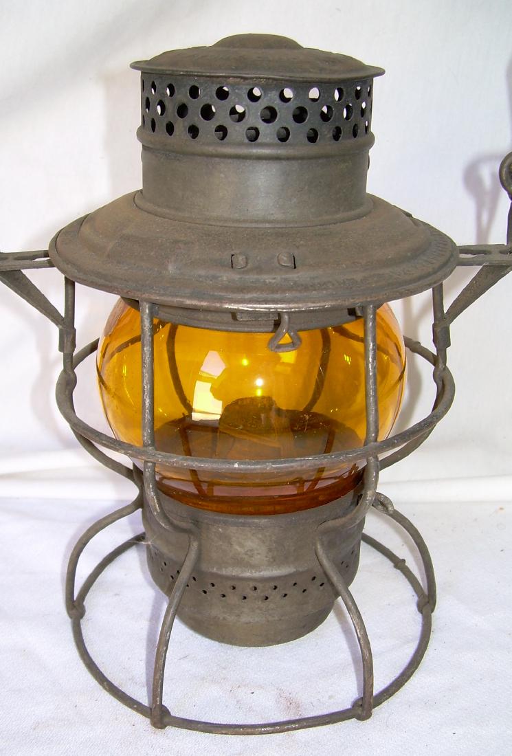 Rutland Railroad Kero Lantern Amber Globe (1 of 4)