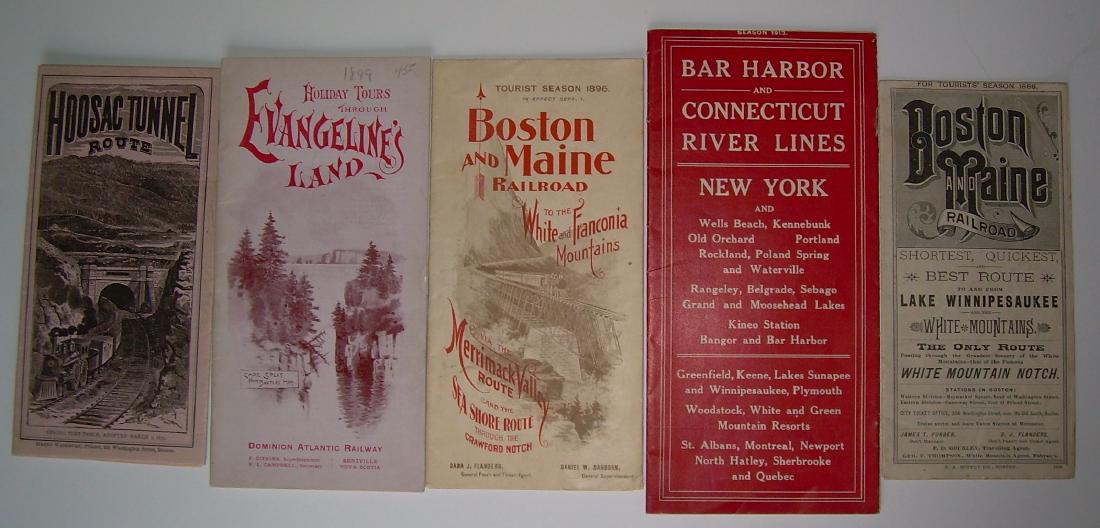 New England & Canada Timetables & Travel Folders (1 of 6)