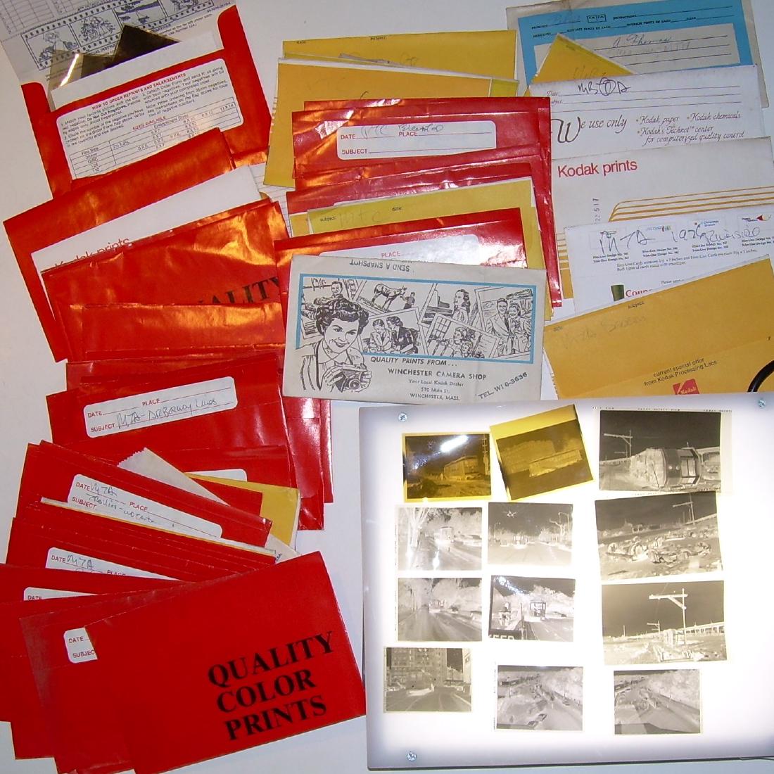 Boston area Transit Photo Negatives (1 of 4)