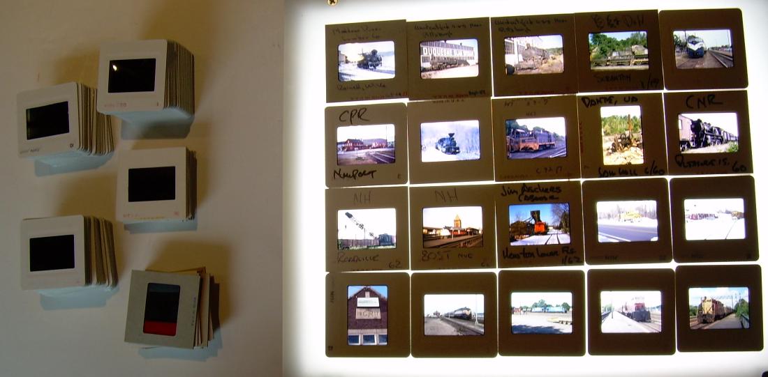 Color Slides - mixed Railroads and Dates (125+) (1 of 3)