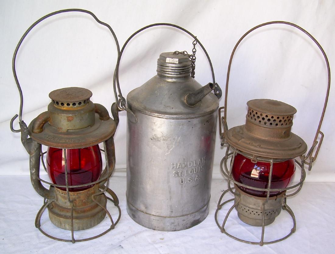 New Haven Railroad Lanterns & Tin Can (3) (1 of 5)