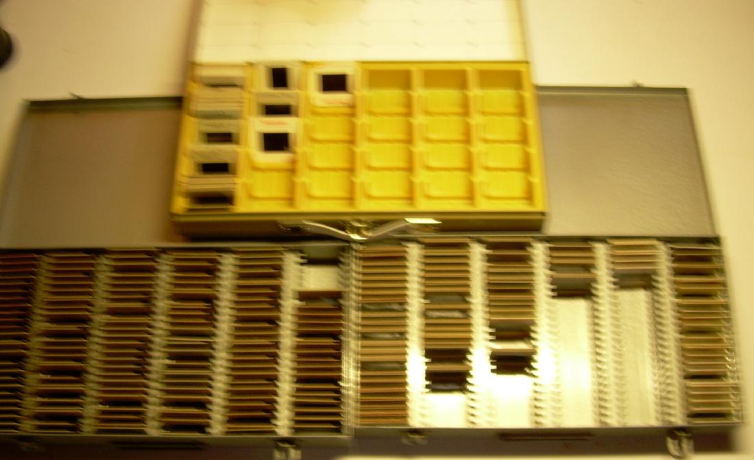 3 Metal Cases of Slides UK Transit & Railway (250 (1 of 3)
