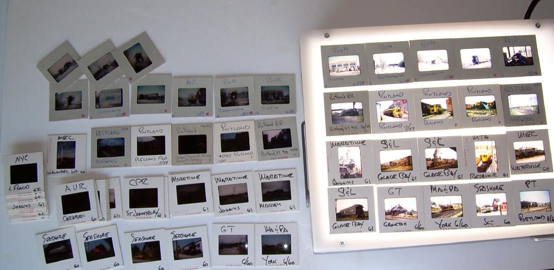 Color Railroad Slides NE & Canada: Rut B&M S&L 72 (1 of 3)