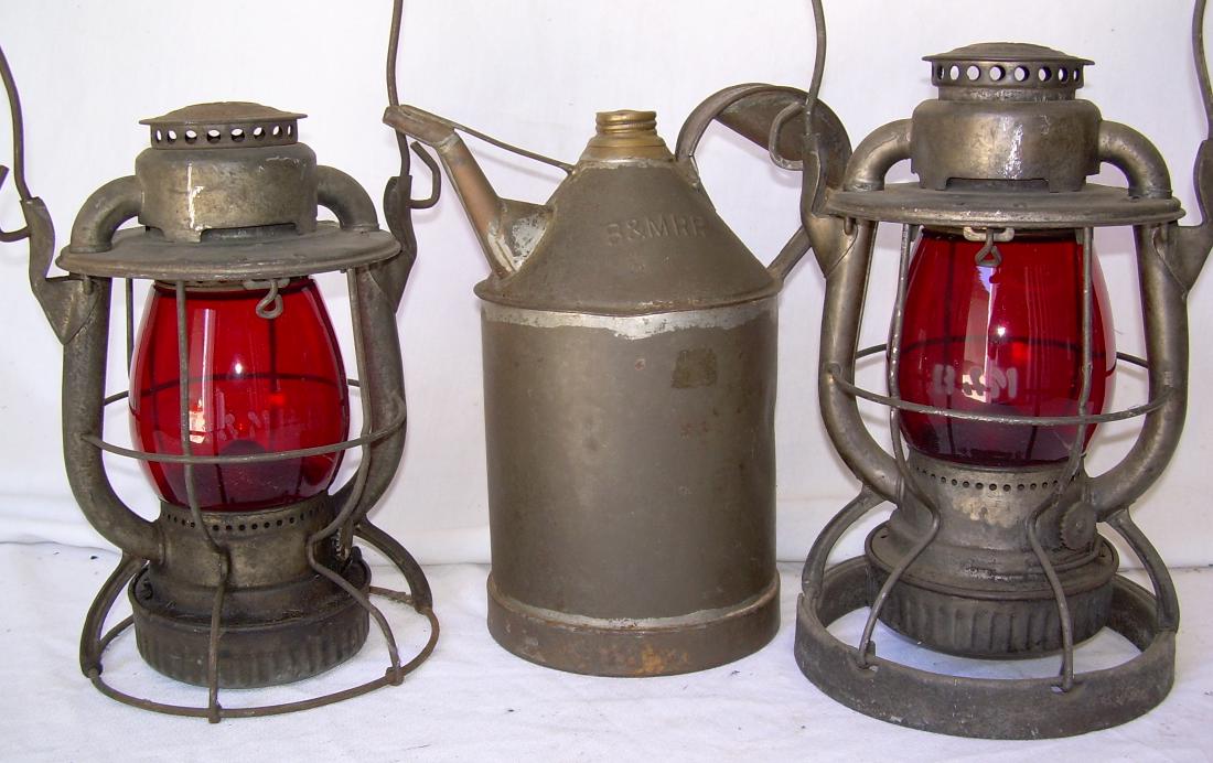 Boston & Maine Hardware Lanterns, Gray Can (1 of 5)