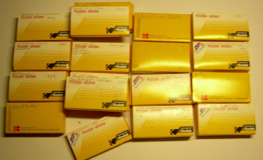 Color Slides Thomas Collection 18 Boxes 1980s (1 of 3)