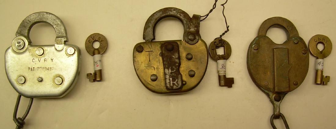 Railroad Locks & Keys (3) CV Canada (1 of 3)