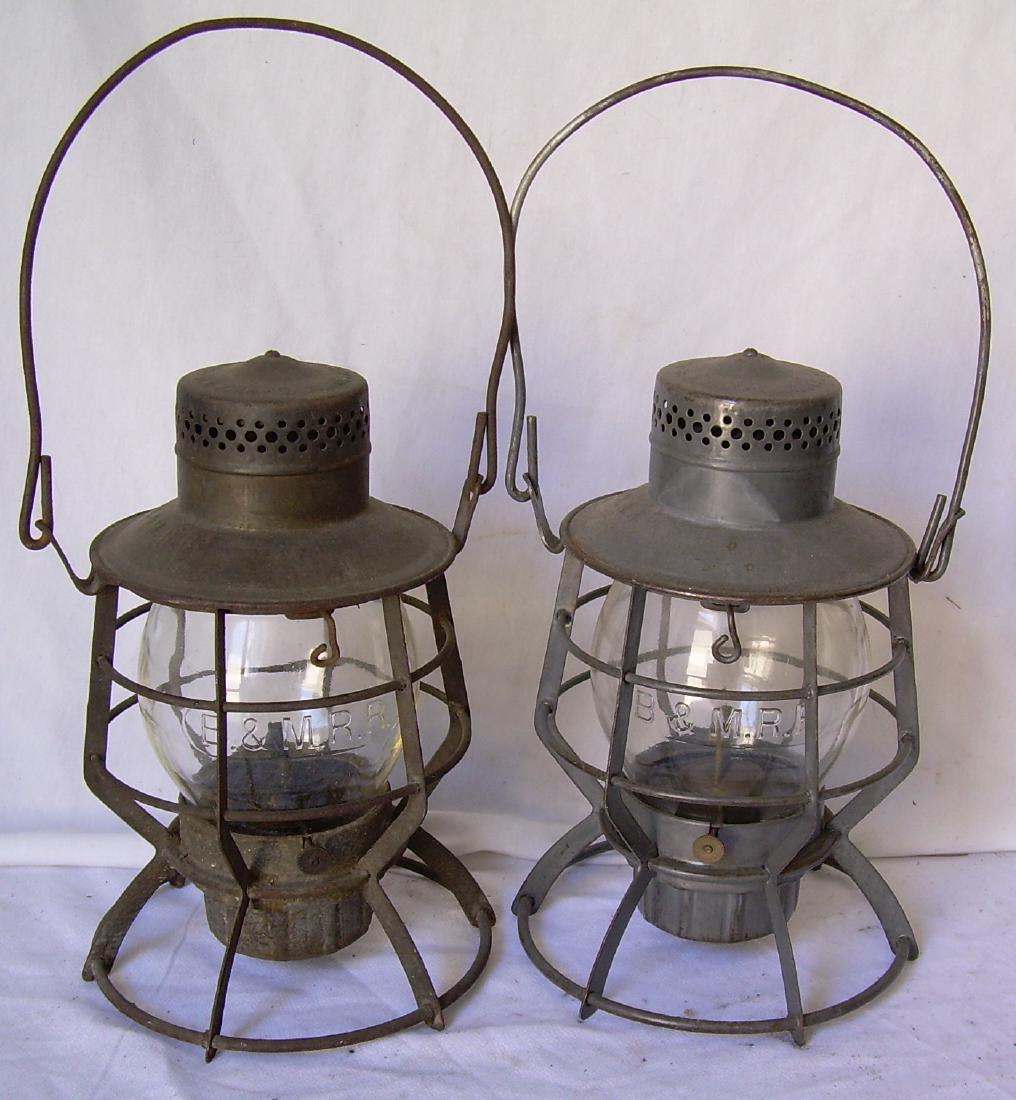 Boston & Maine Railroad Dressel Lanterns Cast (1 of 3)