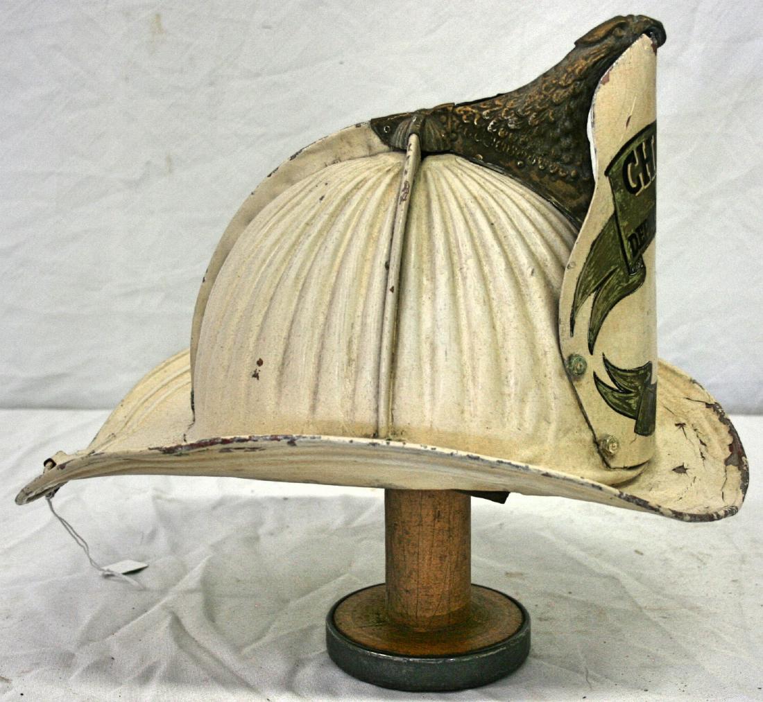 Fire Hat: Metal, Chief of Department, PFD (1 of 2)