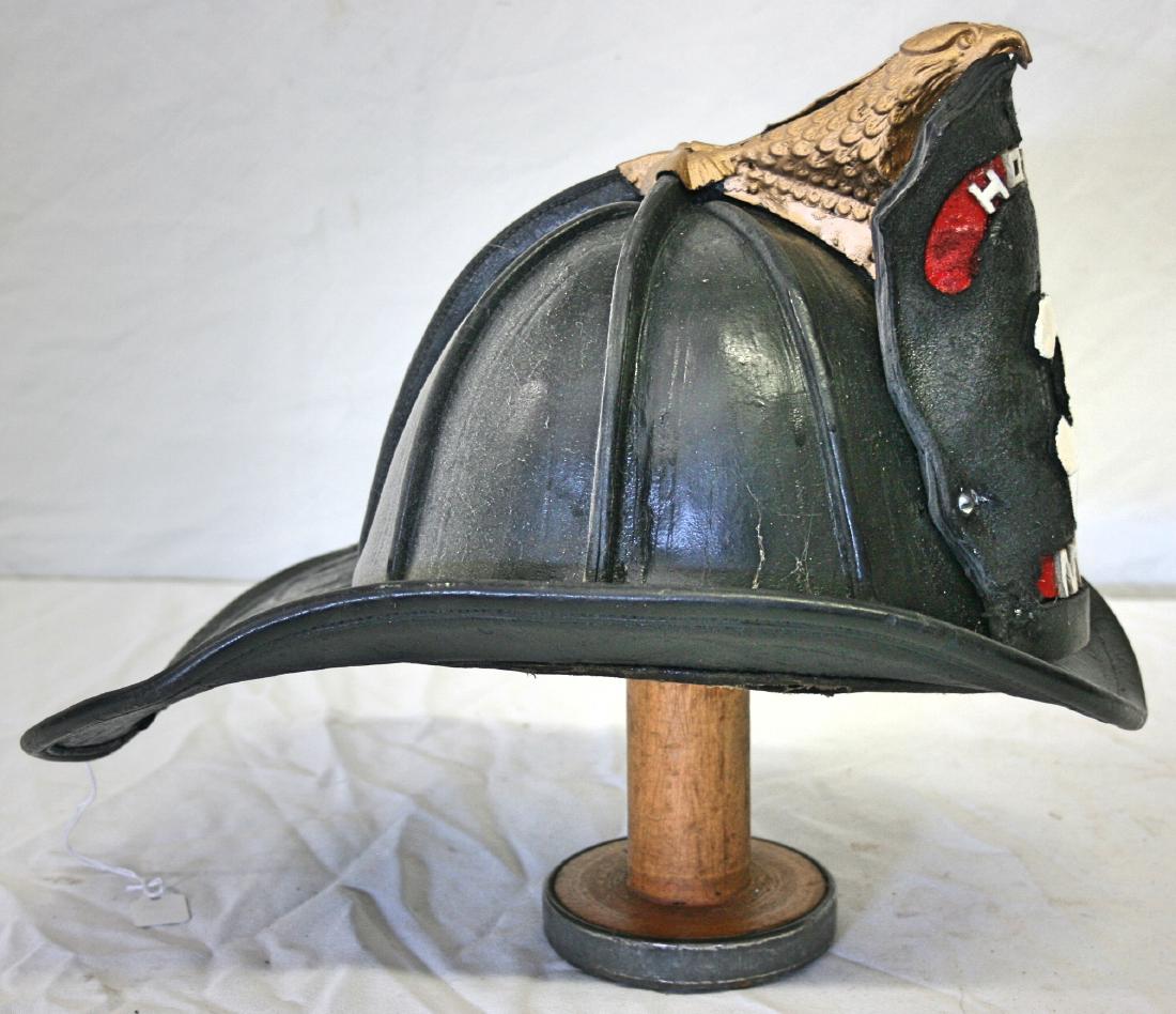 Fire Hat: Leather, Hose 3 NFD (1 of 2)