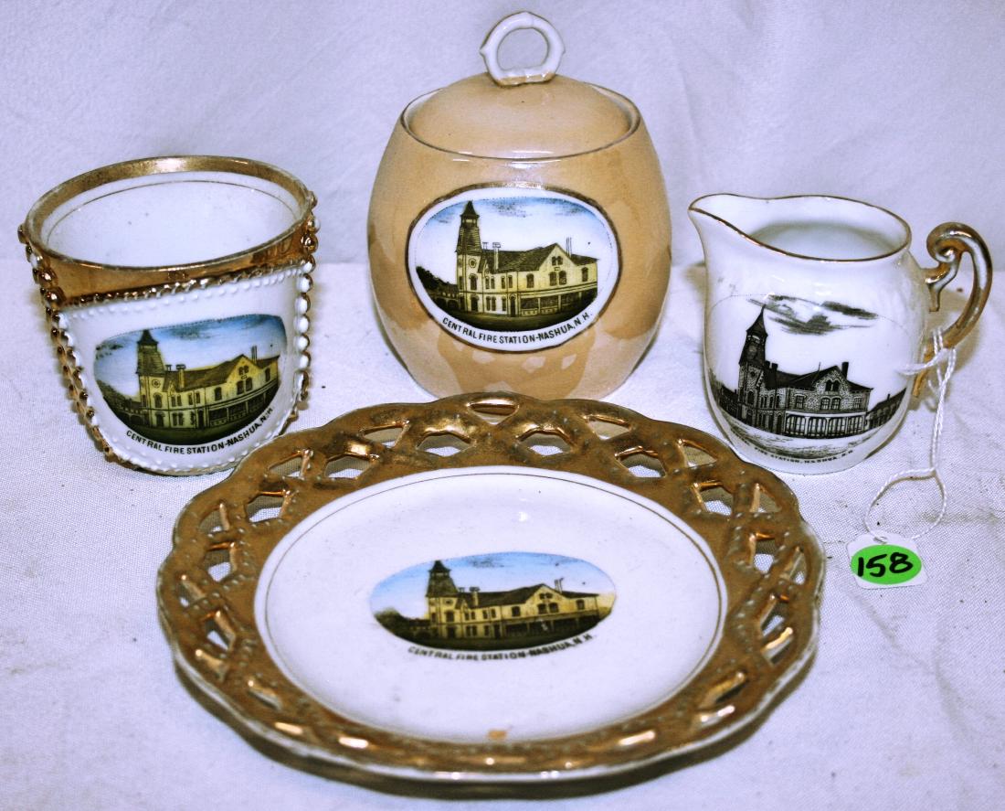4 Pcs Souvenir China, Central Fire Station (1 of 1)