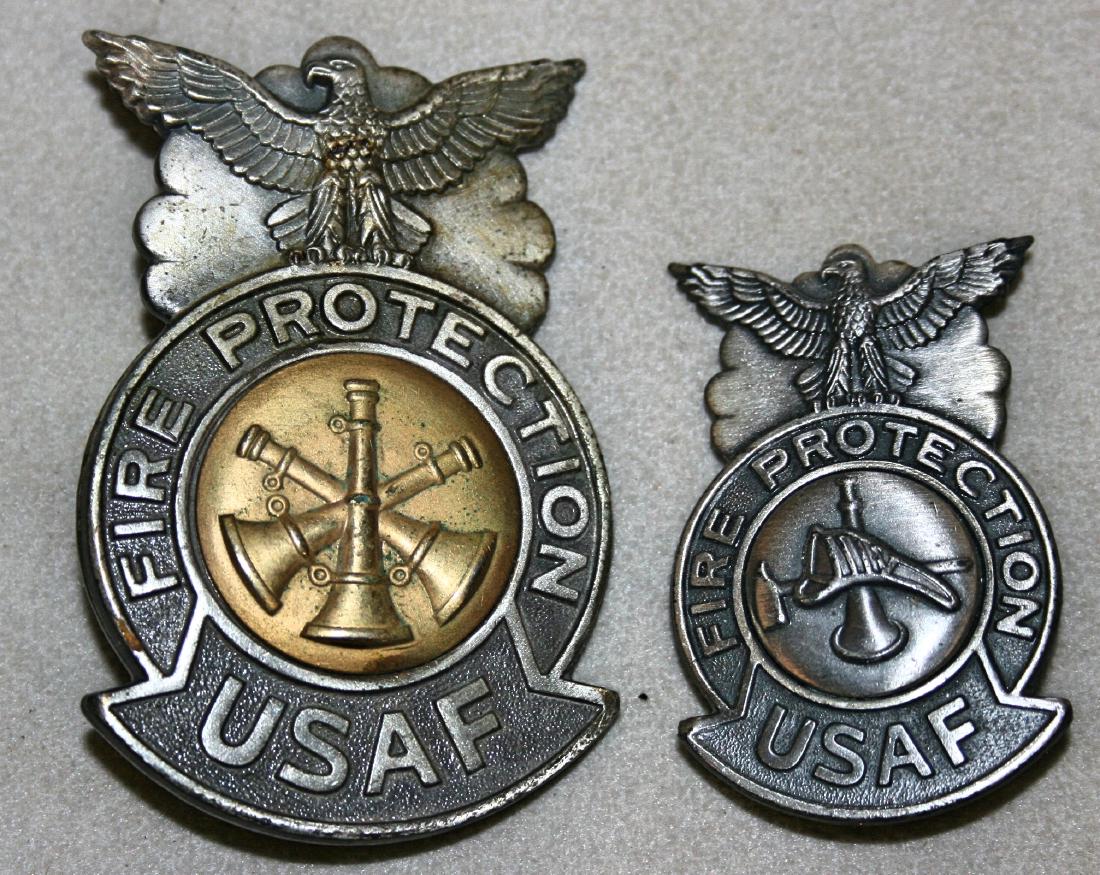 2 Badges: Fire Protection USAF (1 of 1)