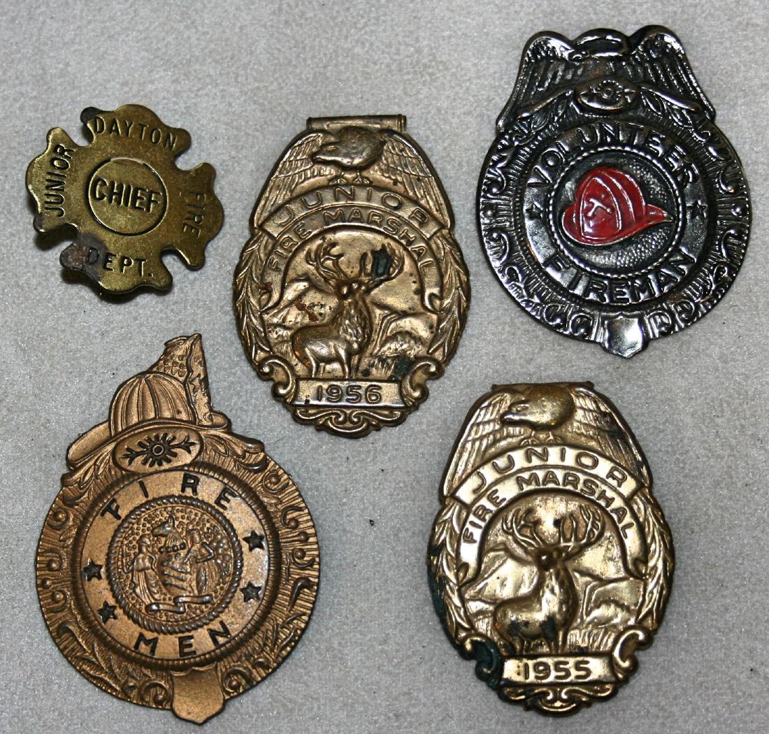 5 Jr Fire Badges (1 of 1)