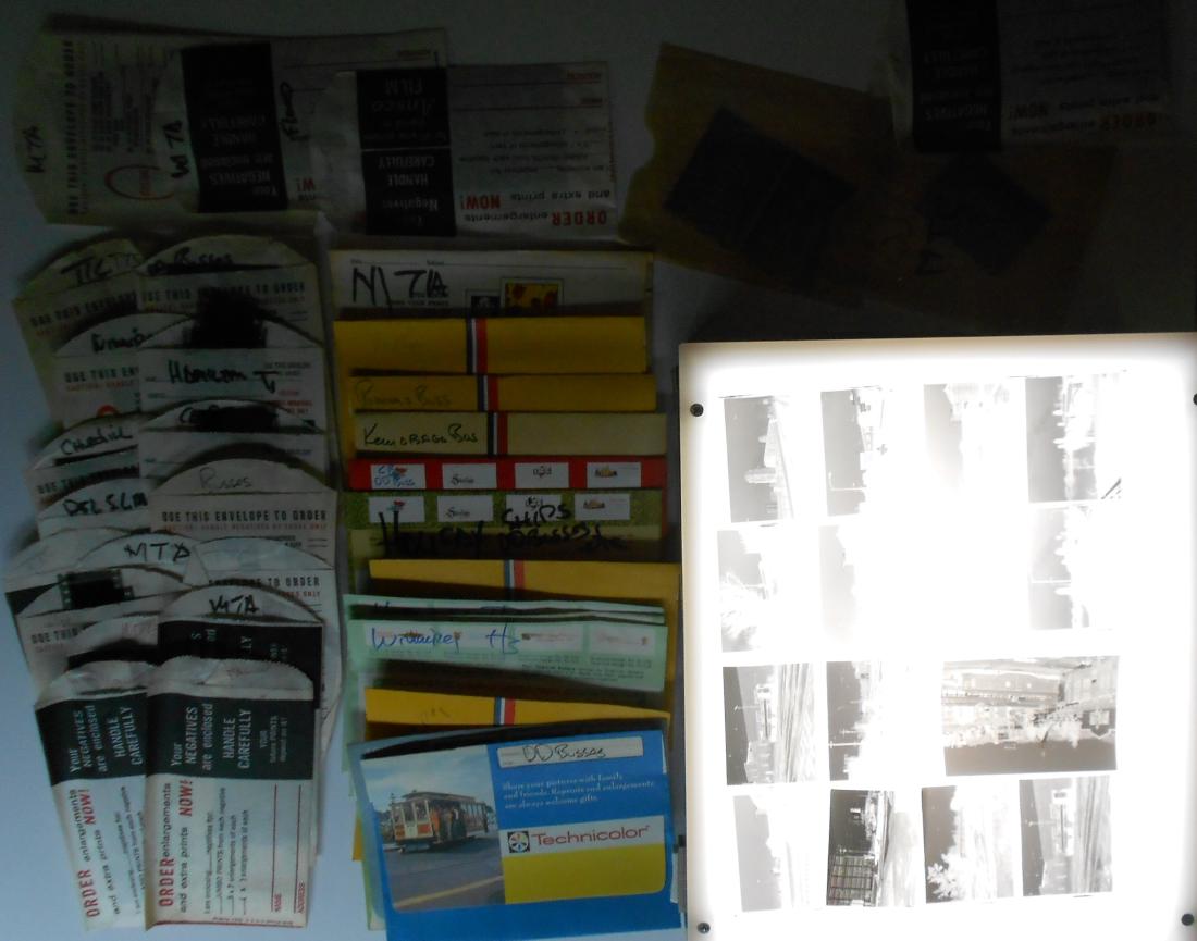 Photo Negatives - Thomas collection - Transit Busses (1 of 3)