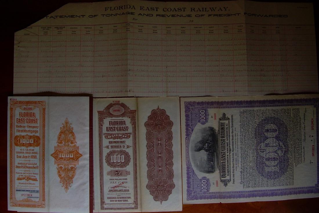 Florida East Coast Railway Ephemera (4) (1 of 3)