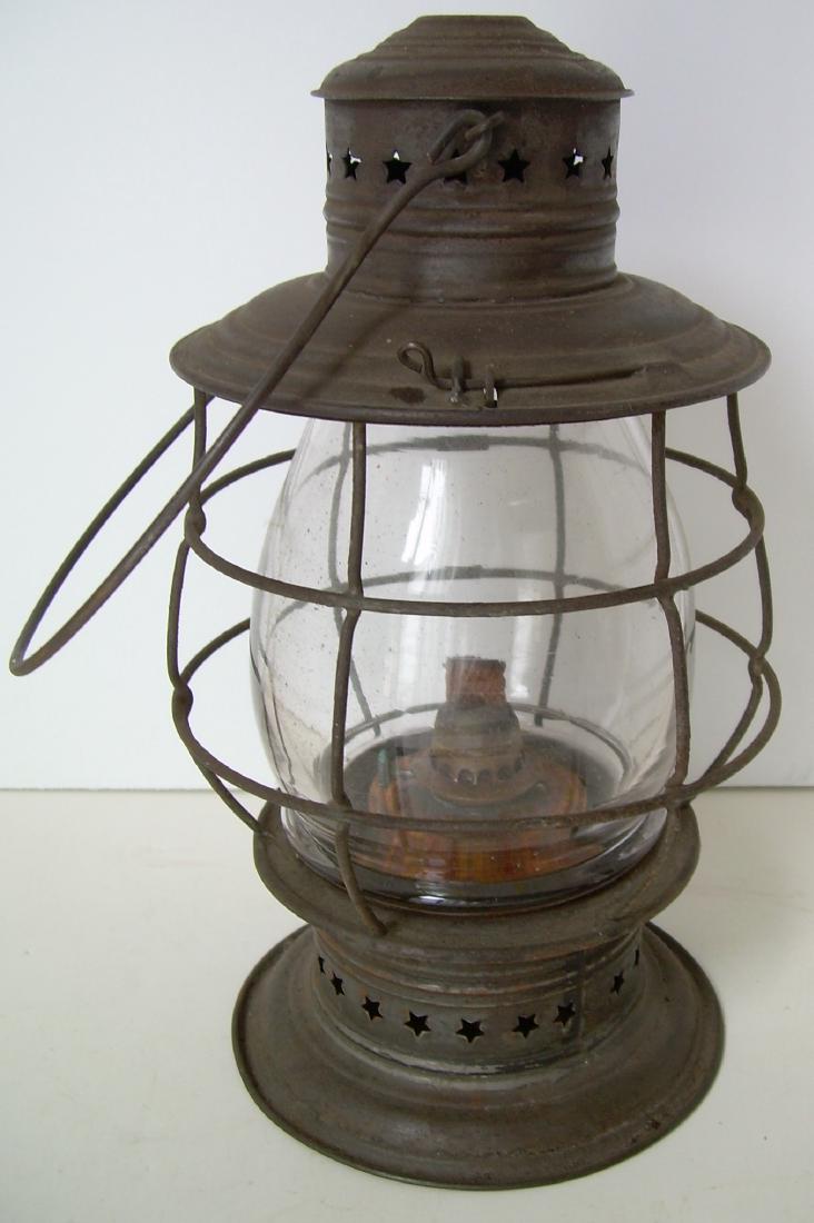 Bellbottom 6" Barrel Globe Lantern Unique Lid Latch (1 of 6)