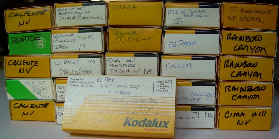 Railroad Photographic Slides the West (800) (1 of 3)