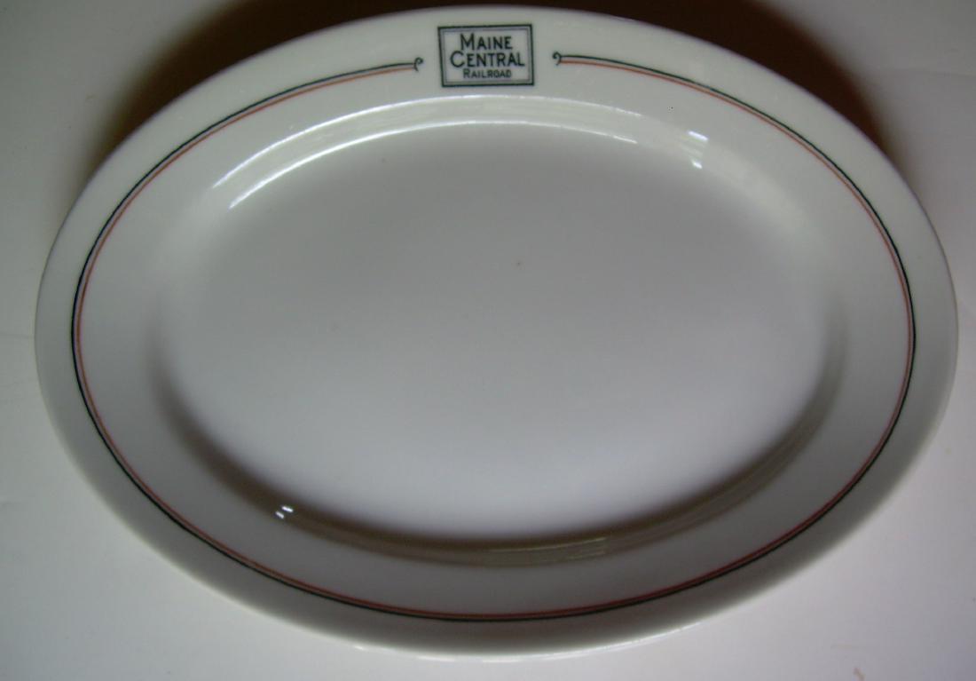 Maine Central "Bangor" Pattern China Platter (1 of 4)
