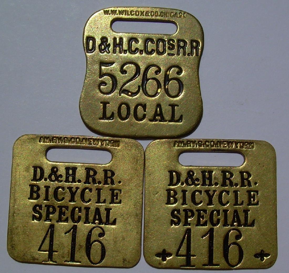 Delaware & Hudson Baggage Tags 3 (1 of 2)