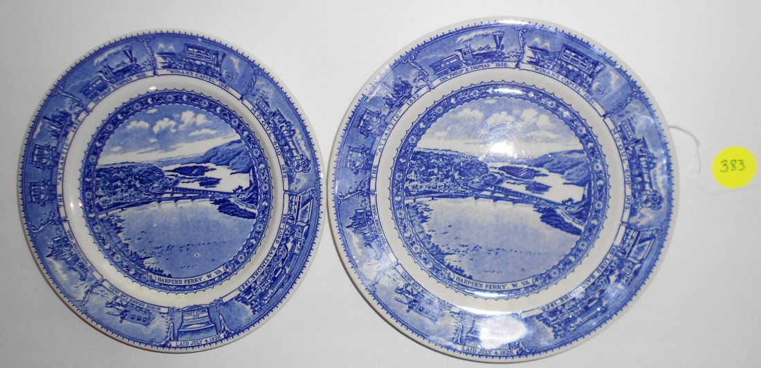 2 Baltimore & Ohio Railroad Shenango Plates (1 of 3)