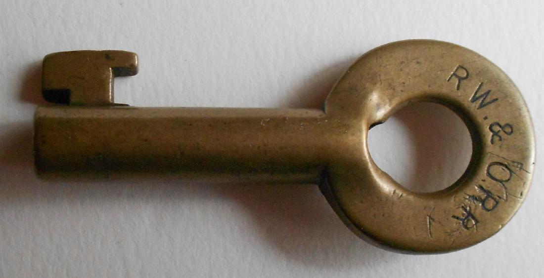 Rome Watertown & Ogdensburg Railroad Switch Key (1 of 2)