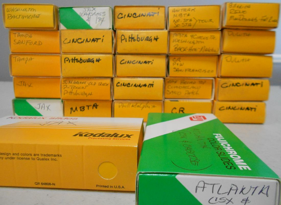 Boxed Train Color Slides East (900+) (1 of 2)