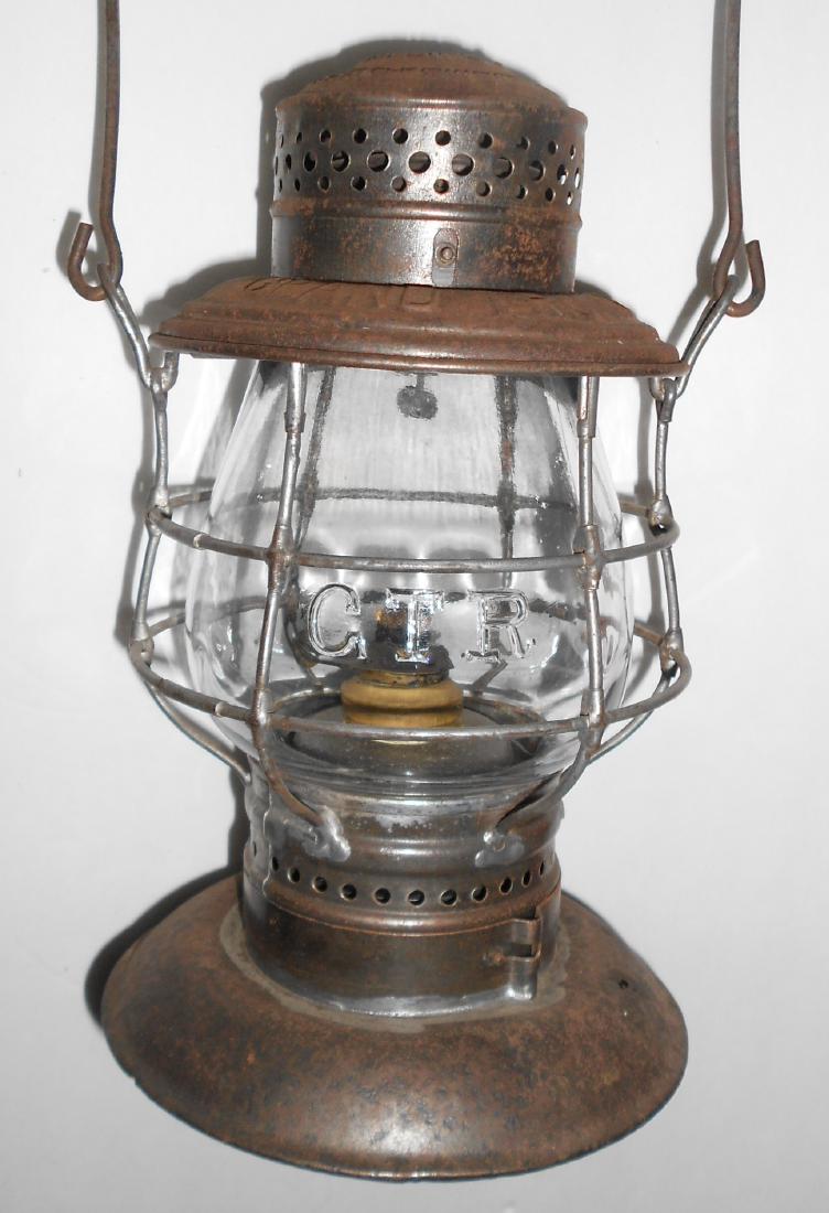 Grand Trunk Railway Bellbottom Lantern EB Globe (1 of 7)