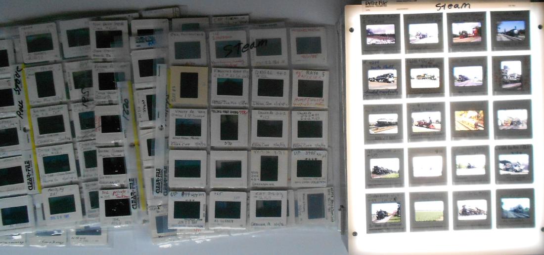Railroad Locomotive & Rolling Stock Color Slides (200) (1 of 6)