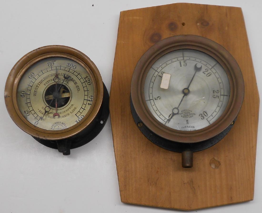 2 Gauges: Westinghouse, American Bourdon (1 of 4)