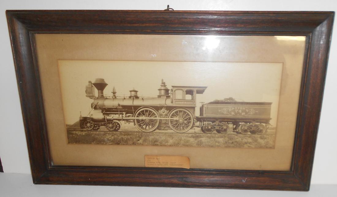 Framed Eastern Railroad Hinkley Locomotive (1 of 4)