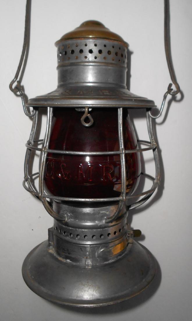 Concord & Montreal Brasstop Bellbottom Lantern Red (1 of 8)