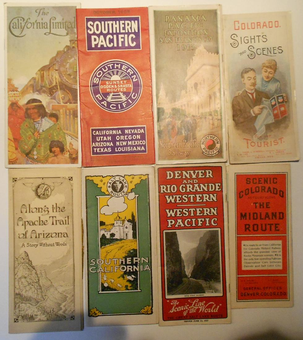 8 Timetables & Travel Folders from the West (1 of 3)