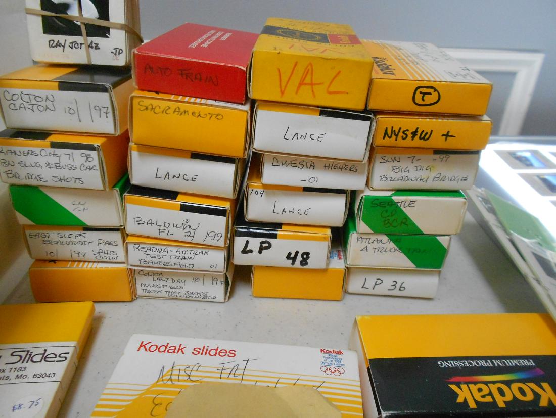 Boxed & Loose Railroad Color Slides (900+) (1 of 4)