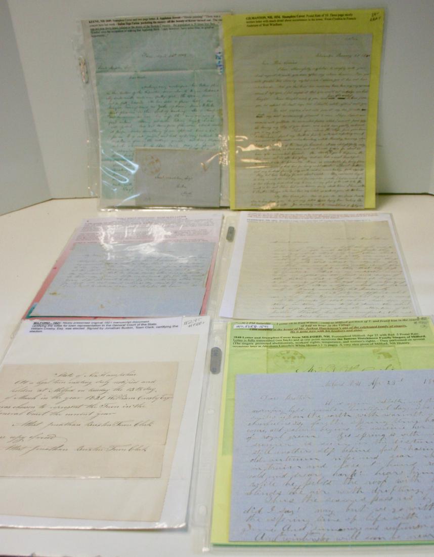 Letters: Early NH, ca. 1791-1890 (1 of 5)