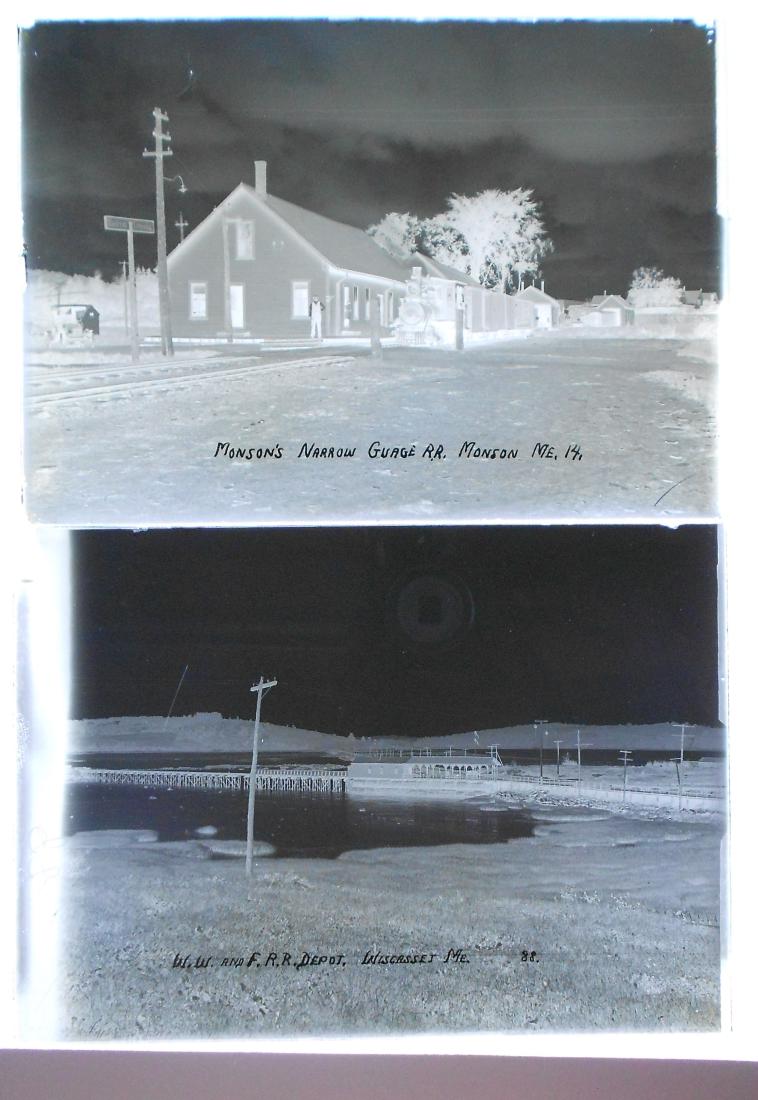Maine with Narrow Gauge 14 Glass Negatives 5x7 (1 of 3)
