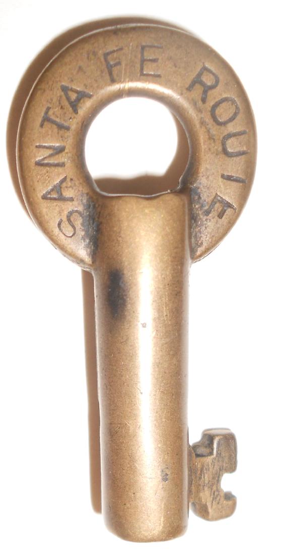 Santa Fe Route Switch Key Slaymaker w. A&W Hex (1 of 2)