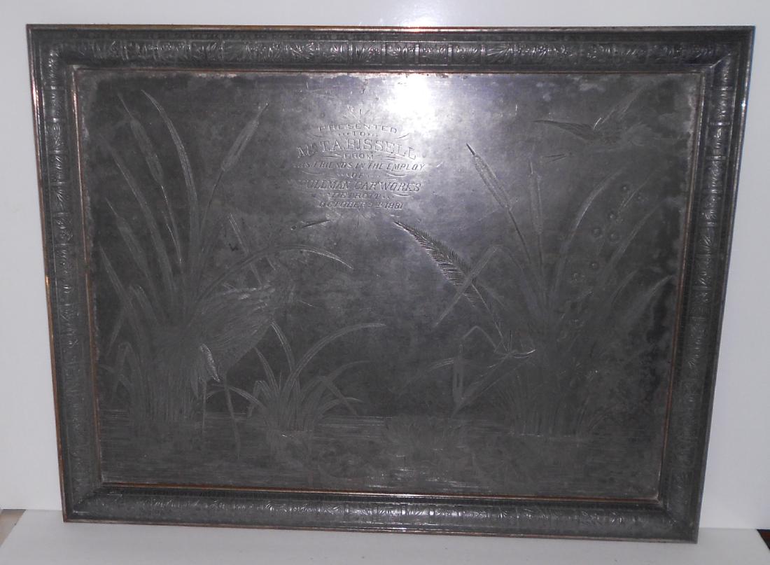 1881 Presentation Tray - Pullman Employee (1 of 9)