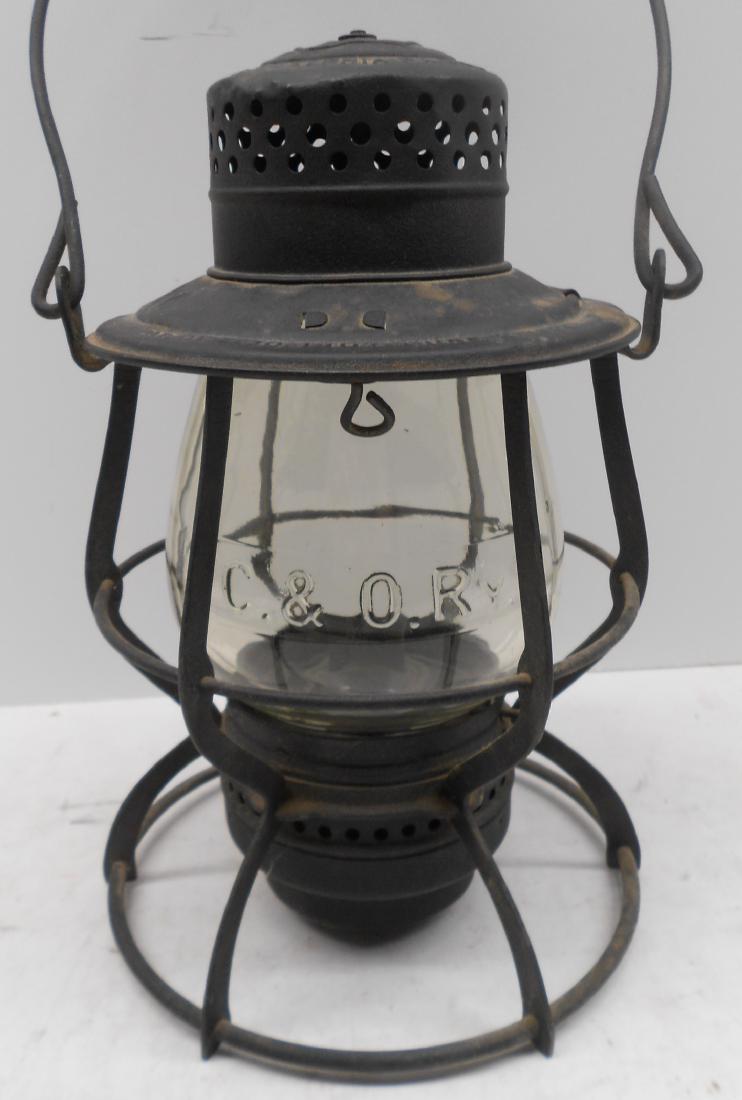 Chesapeake & Ohio Railway Keystone Lantern EB Globe (1 of 5)