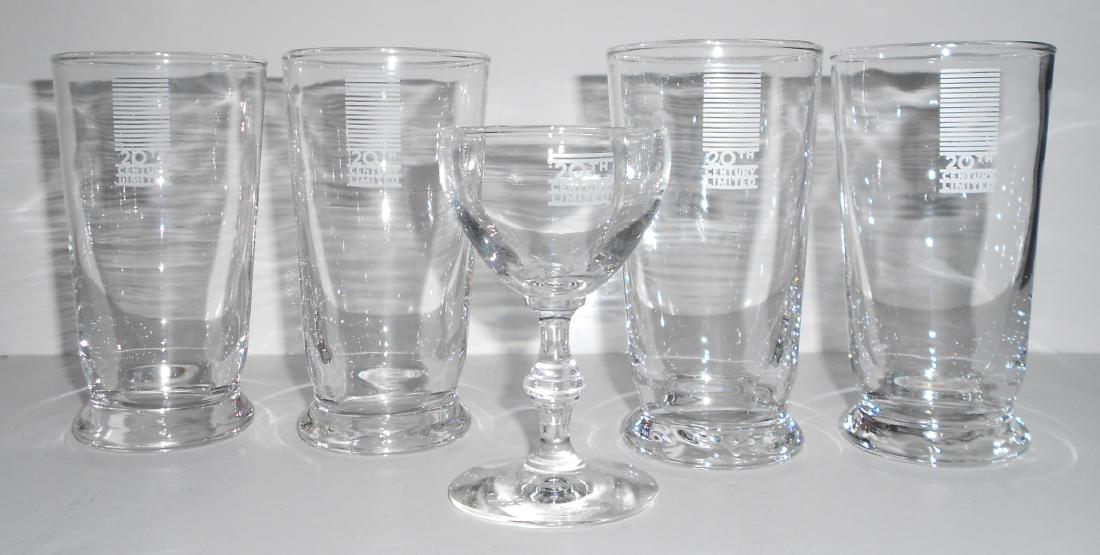 NYC 20th Century Limited  Glassware (5) (1 of 4)