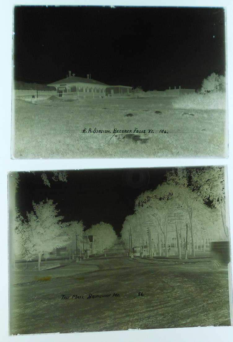 Maine Central Railroad 11 Glass Negatives 5x7 (1 of 3)