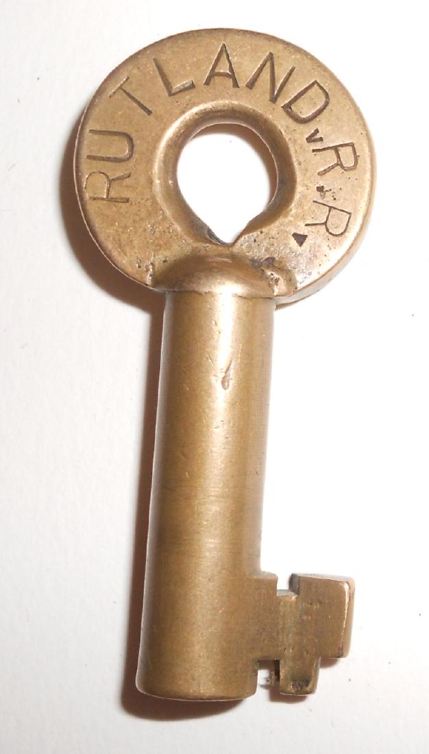 Rutland Railroad Brass Switch Key (1 of 2)