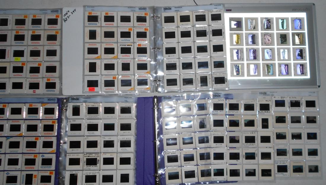 4 Binders of Original Train Color Slides (700) (1 of 4)